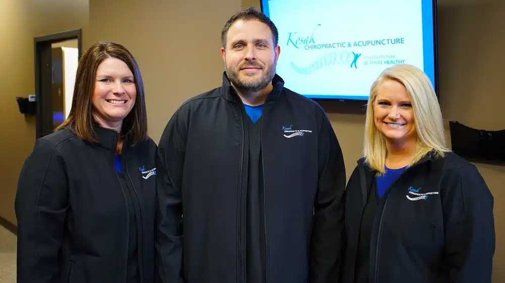 Dr. Kosak and his team at Kosak Chiropractic clinic.